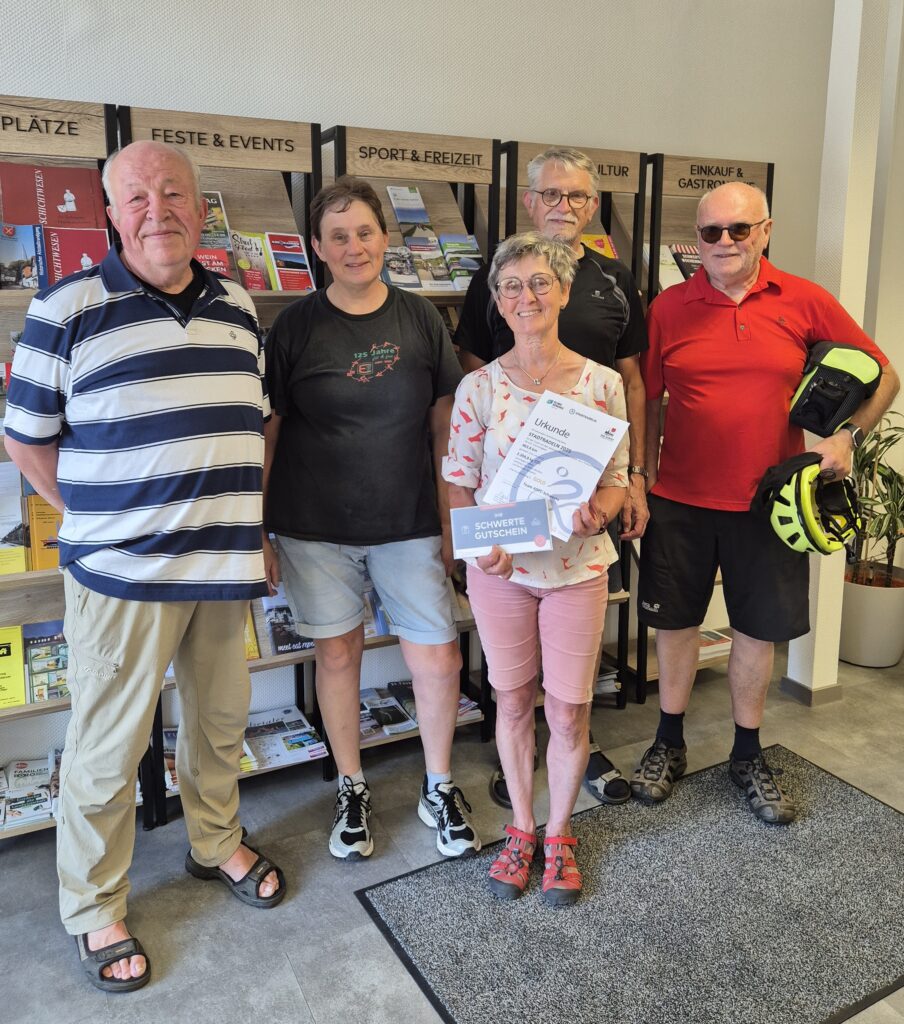1.platz bestes team (ü. 5 tn.) adfc schwerte