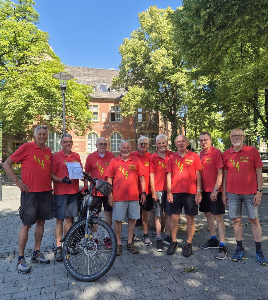 2. platz bestes team (ü. 5 tn.) team montagsradler