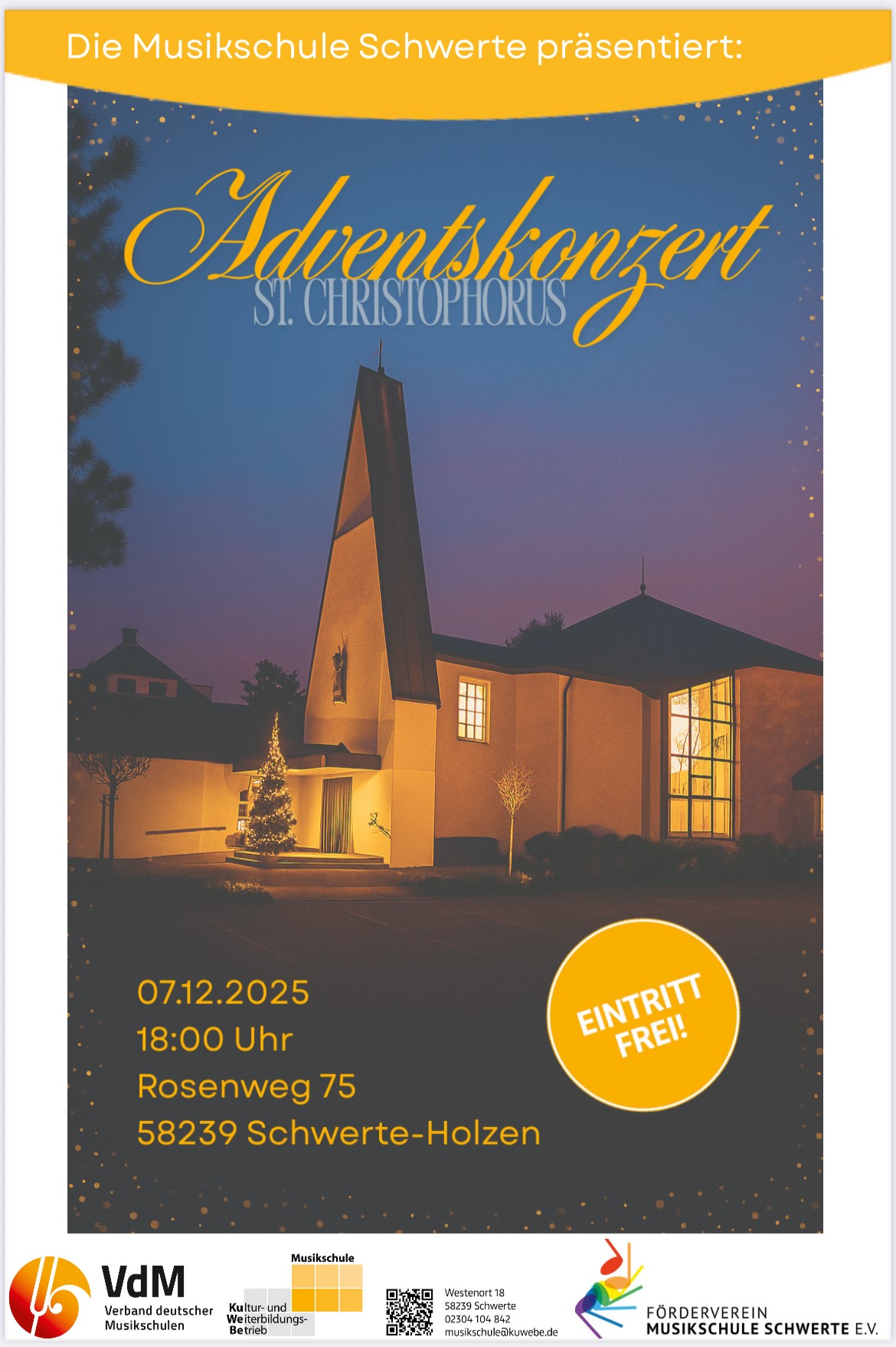 Adventskonzert der Musikschule Schwerte