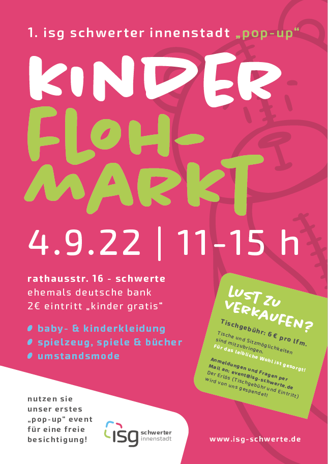 kinderflohmarkt isg innenstadt